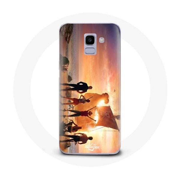 Coque för Samsung Galaxy J6 2018 One Piece Affisch Besättning Säsong 1
