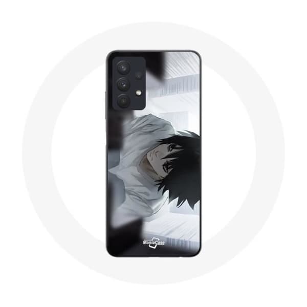 Coque - Samsung - Galaxy A32 5G - Death Note Manga - Flexibel - Vit