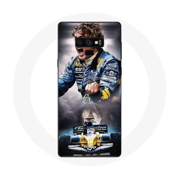Coque för Samsung Galaxy Note 9 Formel 1 Fernando Alonso F1-förare