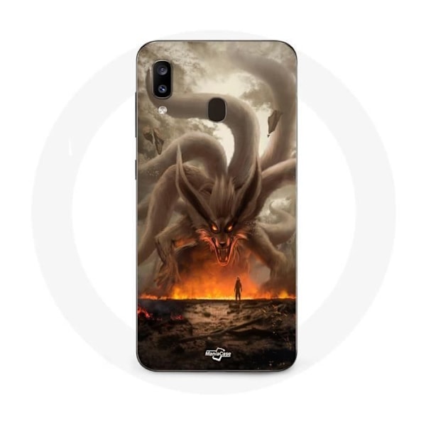 Coque Maniacase för Samsung Galaxy A20 Naruto Kurama