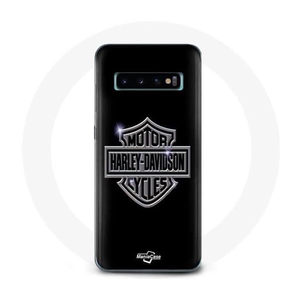 Cover - Harley Davidson - Samsung Galaxy S10 Edge - Sort - Hård - Beskyttelse