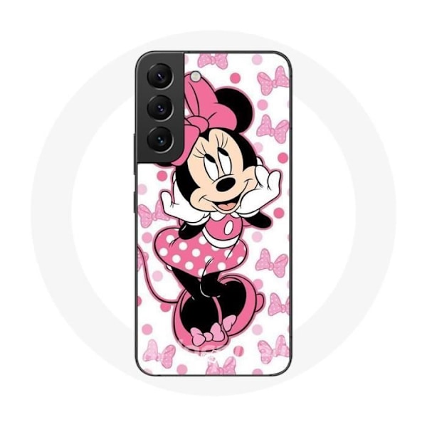Coque för Samsung Galaxy S21 FE Minnie Mouse Söt tecknad rosa