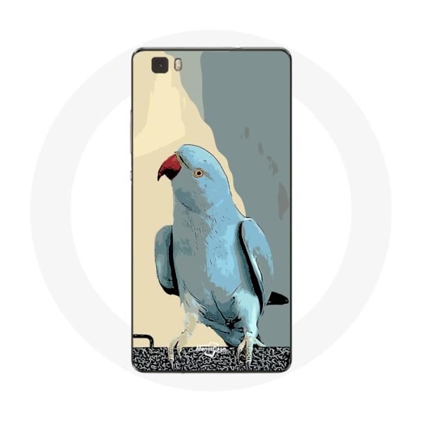 Coque för Huawei P8 Papegojor Blå
