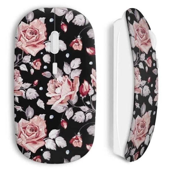 Trådlös Mus Blommor design