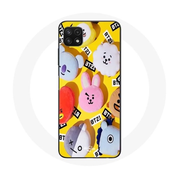 Skydd för Samsung Galaxy A22 5G BTS Bangtan Sonyeondan BT21 Tata Chimmy Cooky Rj Shooky Koya Mang E