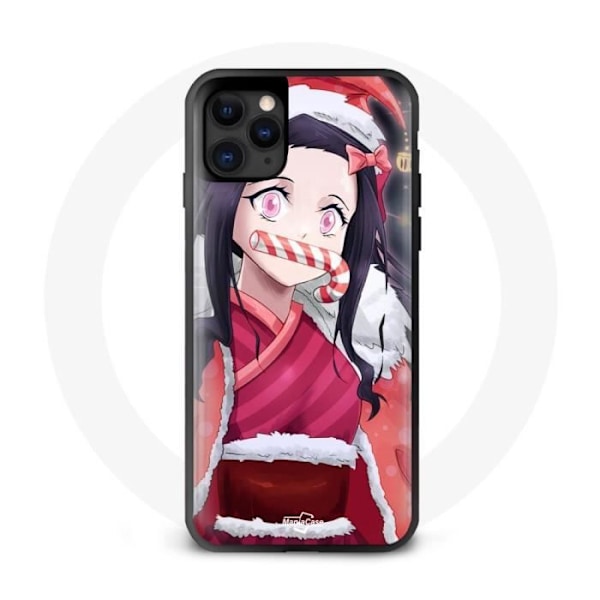 Coque - Maniacase - Iphone 13 Pro Max - Anime Demon Slayer - Mjuk - Svart
