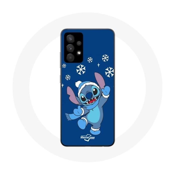 Coque för Samsung Galaxy A13 5G Stitch snö Jul blå