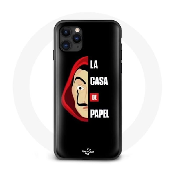 Coque - La casa de Papel - Iphone 11 - Souple - Noir - Motif Split