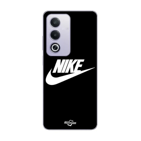 Coque Oppo A80 nike-logotyp vit framsidan svart Maniacase