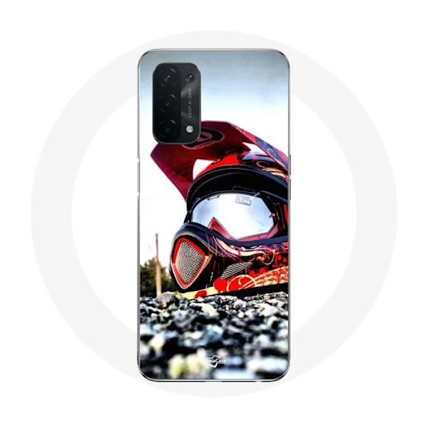 Coque för Oppo A54 5G MotoCross-hörlurar