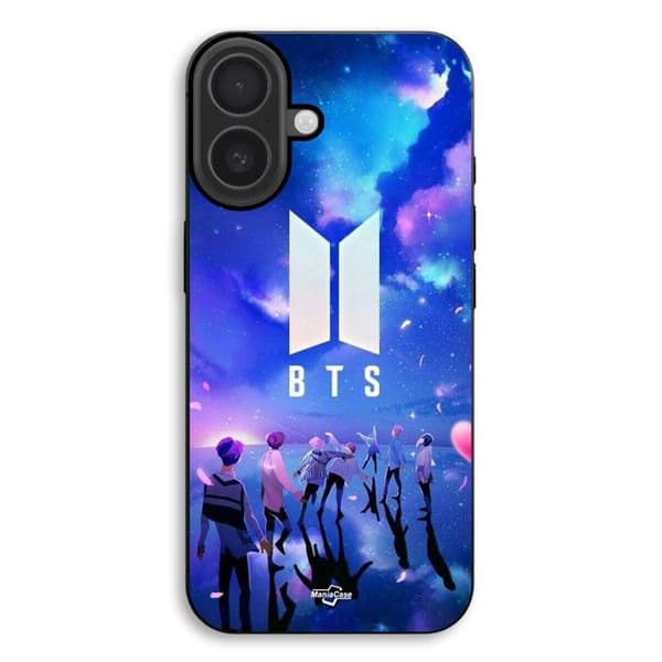 Coque för iPhone 17 BTS gruppsymbol armé svart