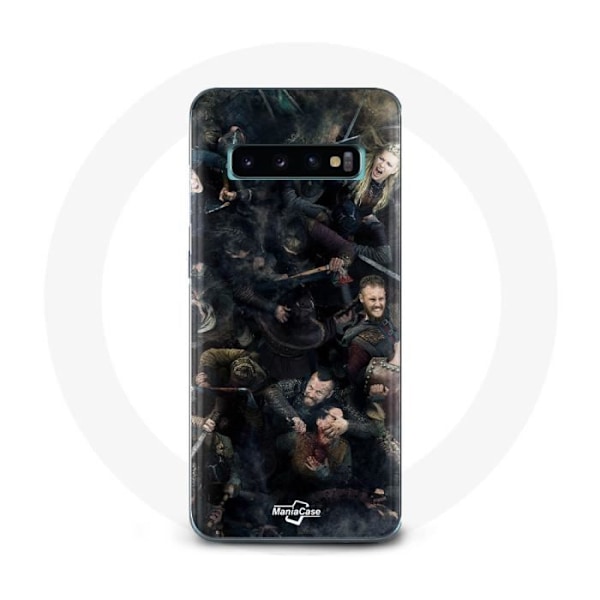 Coque för Samsung Galaxy S10 Vikings Teaser Säsong 6 Affisch Karaktärer Konst
