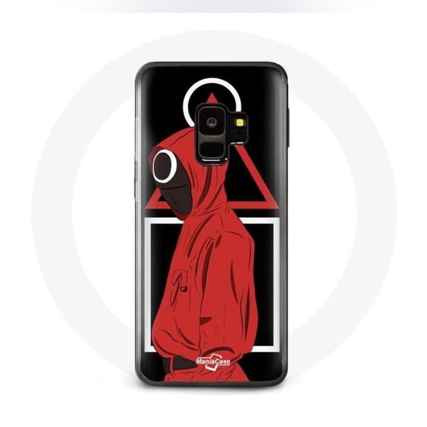 Coque - Squid Game - Samsung Galaxy S9 - Blød - Sort - Beskyttelse Svart