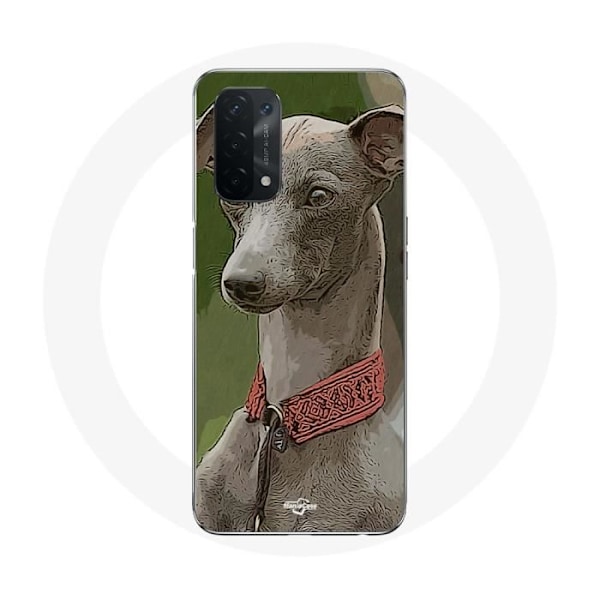 Oppo A74 Lévrier greyhound kuori harmaa
