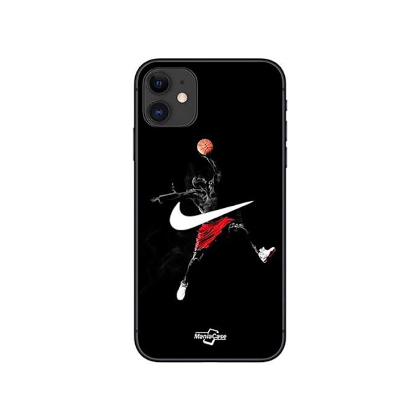 Telefonskal - Nike - Iphone 11 - Mjuk - Silikon - Svart Jordan-logga Svart