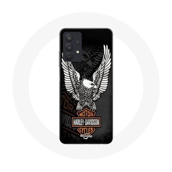 Coque Maniacase för Samsung Galaxy A32 4G harley davidson mini affisch logotyp örn