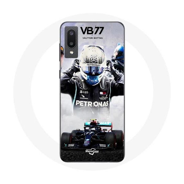Coque för Samsung Galaxy A02 Formule 1 Valtteri Bottas F1-förare Svart