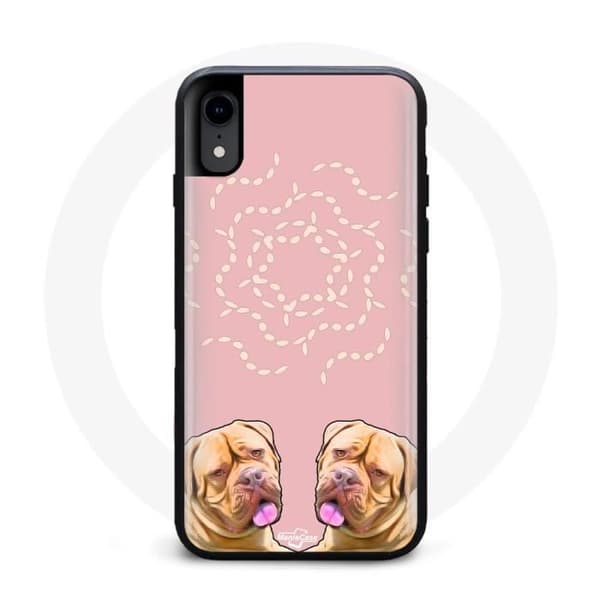 iPhone X cover dogue de bordeaux