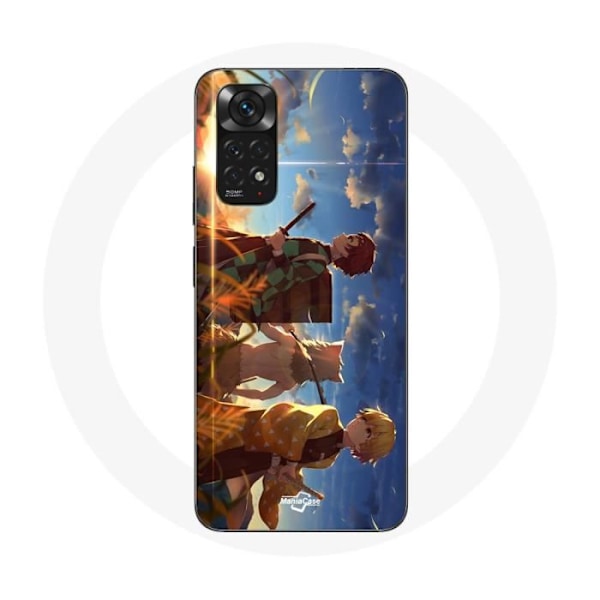 Coque för Xiaomi Redmi Note 11 4G Tanjiro Inosuke och Zenitsu Demon Slayer Kimetsu no Yaiba Anime Manga