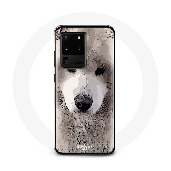 Coque - Samsung - Galaxy S20 Ultra - Hård - Samojed - Skydd Grå