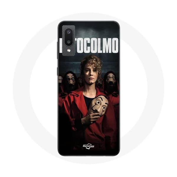 Cover til Samsung Galaxy A02 La casa de papel Estocolmo