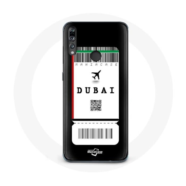 Coque - Huawei - P30 Lite - Blød - Sort - Flybillet Dubai