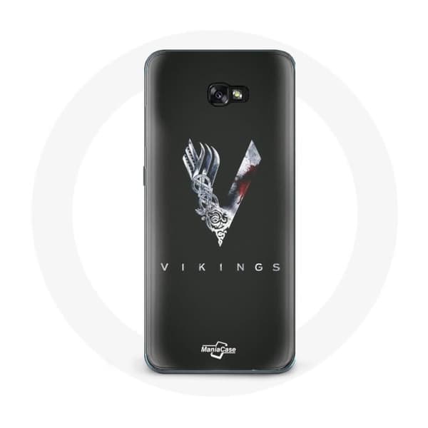 Coque - Vikings - Samsung Galaxy A3 2016 - Mjuk - Skydd - Logotyp V Svärd Mörkgrå