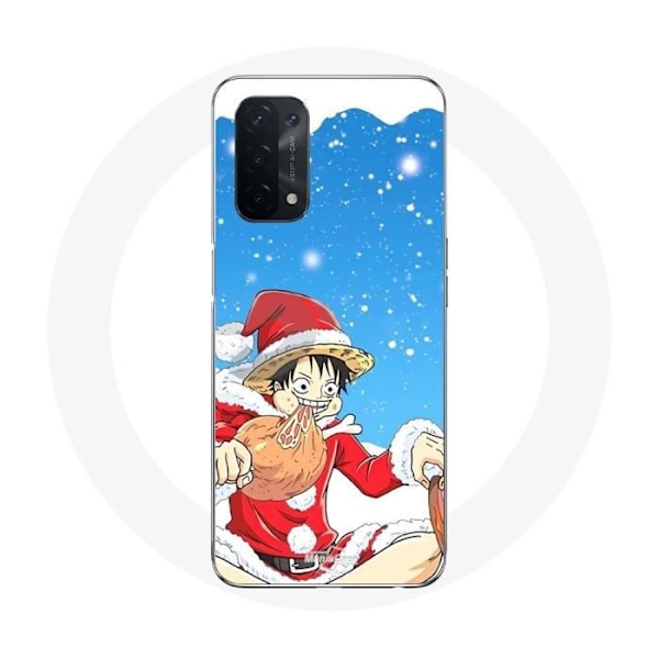 Coque för Oppo A74 5G Anime One Piece Luffy Julafton 2024