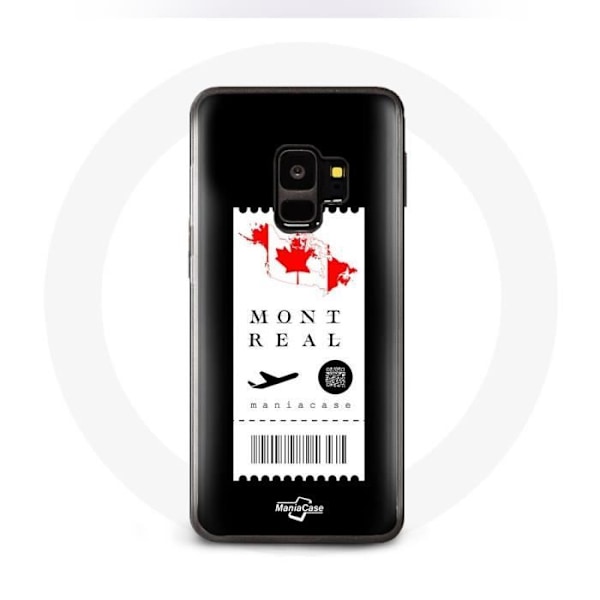 Coque för Samsung Galaxy S9 Plus Flygbiljett Montreal Kanada