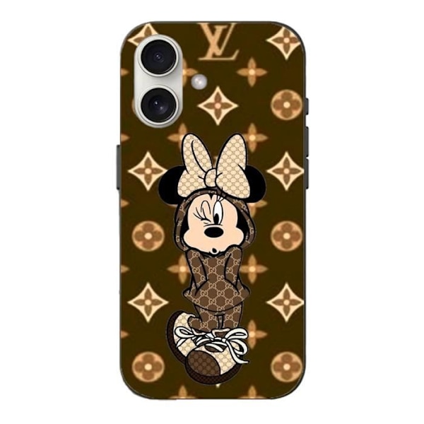 Coque - Disney - Minnie - Iphone 16 Plus - Brun - Souple - Mixte kastanj