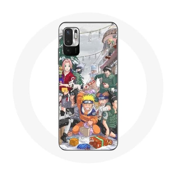 Cover til Xiaomi Redmi Note 10 5G Naruto Juleaften Anime Manga