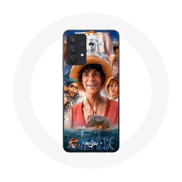 Coque för Samsung Galaxy A32 4G One Piece Luffy Affisch Karaktärer Konst Säsong 1