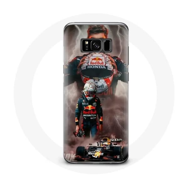 Coque - Maniacase - Samsung Galaxy S8 - Formel 1 - Max Verstappen - Blød Sort