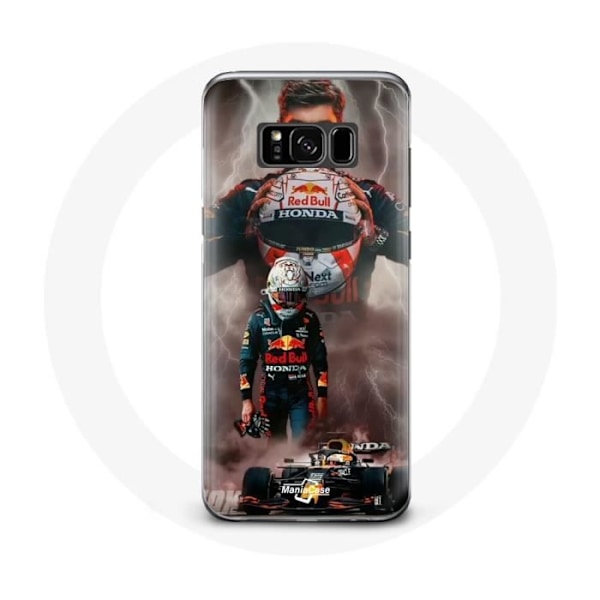 Coque - Maniacase - Samsung Galaxy S8 - Formel 1 - Max Verstappen - Mjuk Svart
