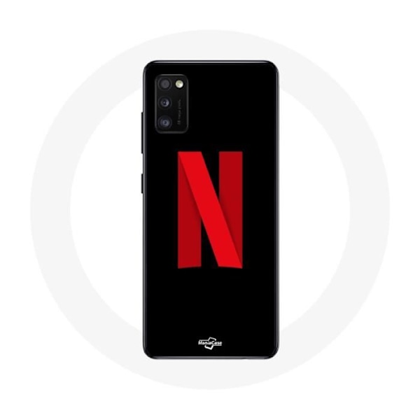 Coque för Samsung Galaxy S20 plus Netflix-logotyp röd på svart bakgrund
