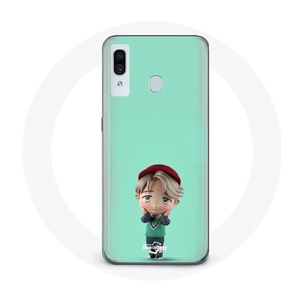 Cover til Samsung Galaxy A20e BTS TinyTAN Animation Jimin