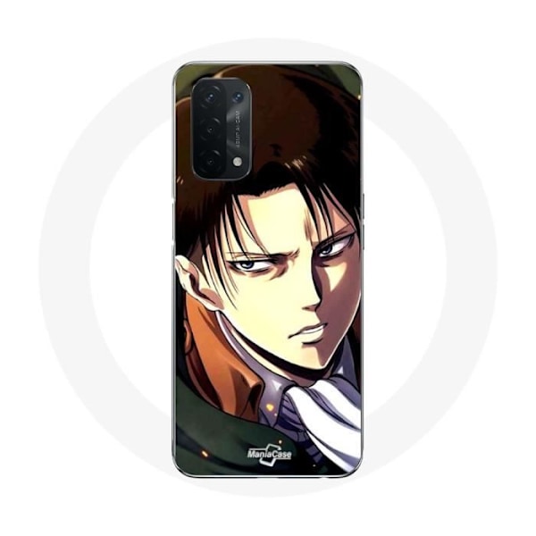 "Mobilskal för Oppo A74 5G Attack on Titan Levi Ackerman Teaser"