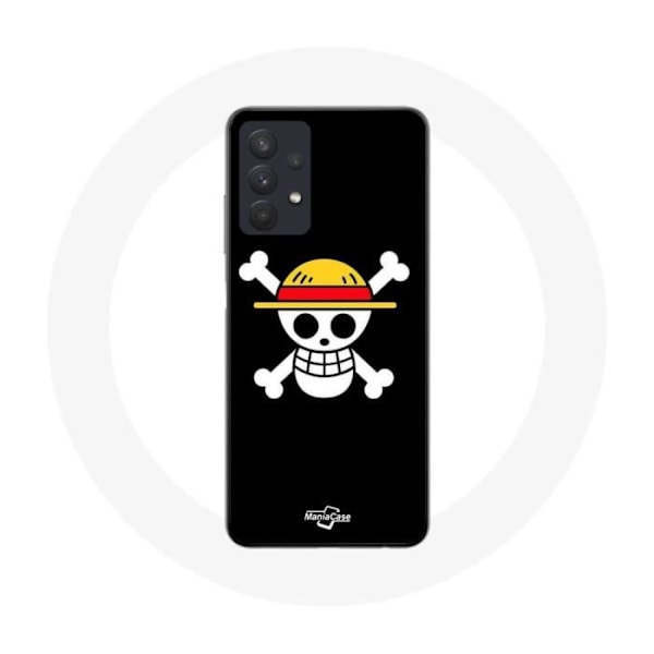 Coque Maniacase för Samsung Galaxy A32 4G One Piece Pirat Rap och S strawhatt