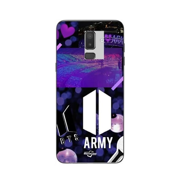 Coque Samsung Galaxy j8 2018 BTS armé logotyp Bangtan Subs Maniacase