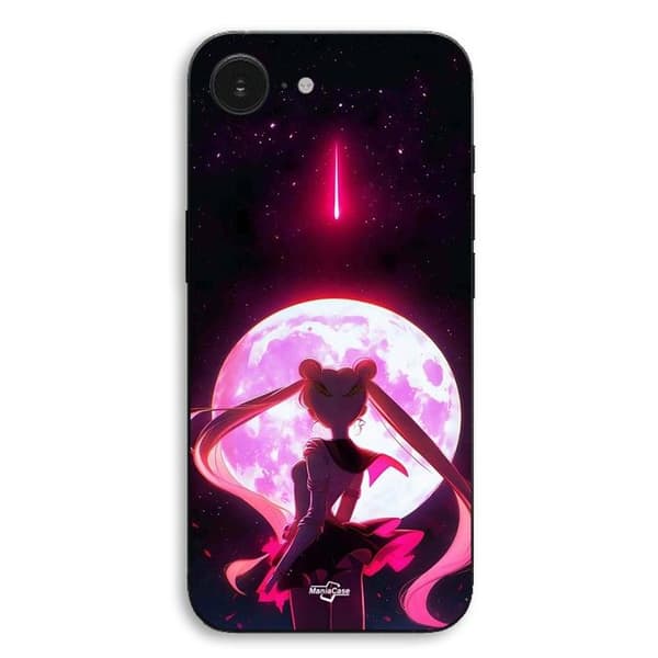Fodral för iPhone 17e Sailor Moon fullmåne komet Maniacase Svart
