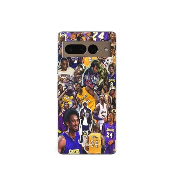 Coque maniacase til Google Pixel 7 Pro kobe bryant alle generationer NBA mester