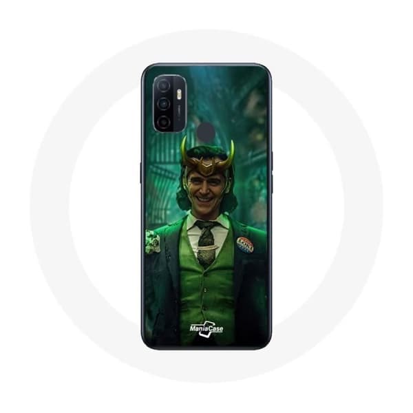 Coque - Maniacase - Oppo A53 - Blød - Sort - Loki Thor Ragnarok