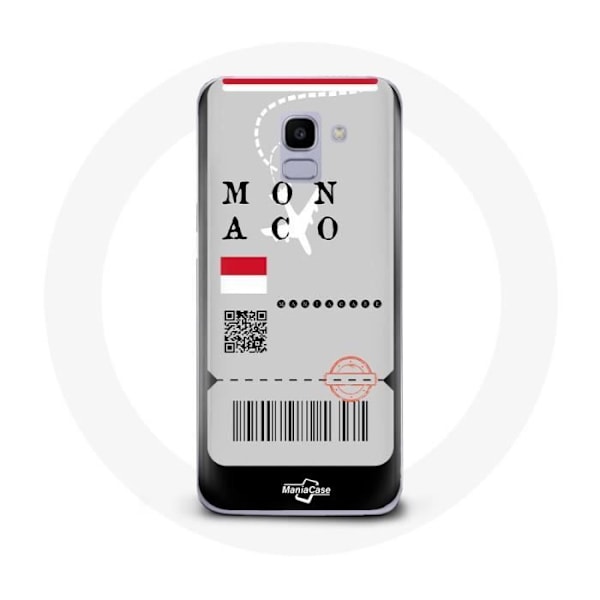 Coque för Samsung Galaxy A6 2018 Flygbiljett Monaco