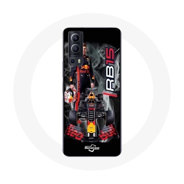 Coque - Maniacase - Vivo Y72 - Formel 1 Max Verstappen - Mjuk - Svart