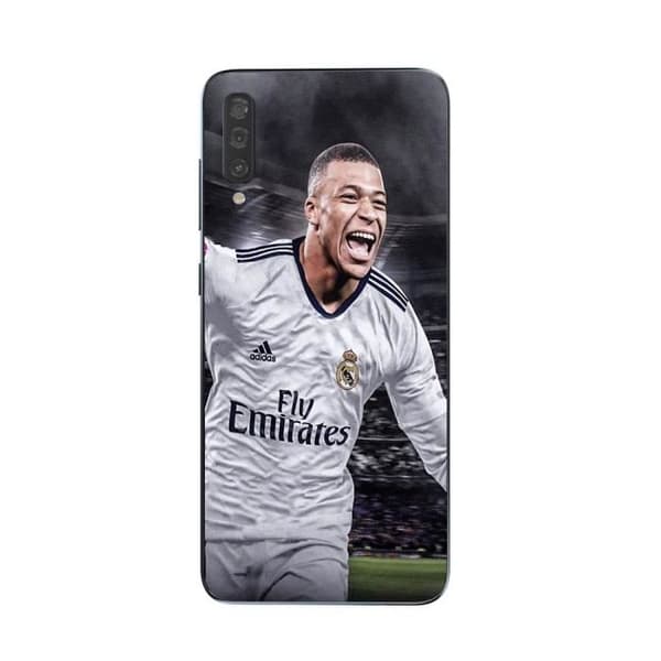 Coque - Maniacase - Galaxy A70 - Kylian Mbappe - Sort - Blød Svart