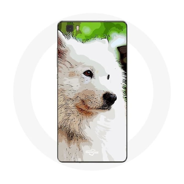 Coque för Huawei P8 Vit Samojedhund