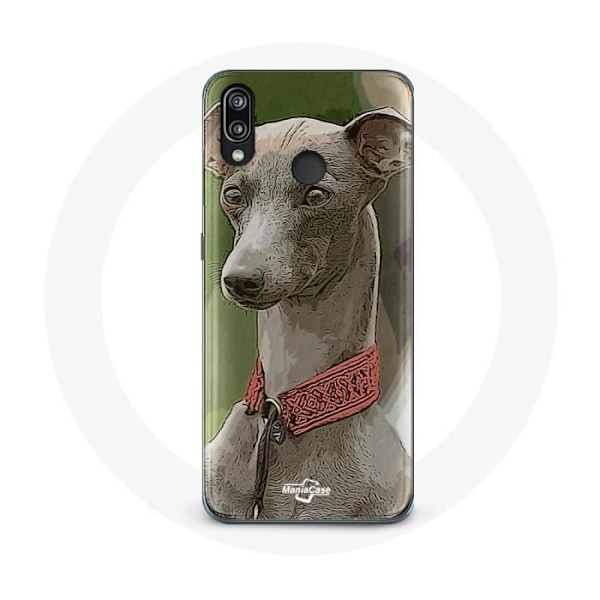 Coque för Huawei P20 Lite - Greyhound - Grå - Mjuk - Skydd - Unisex Grå