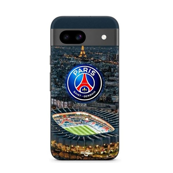 Kuori Google Pixel 8a PSG-logo yö stadion Eiffel-torni svart