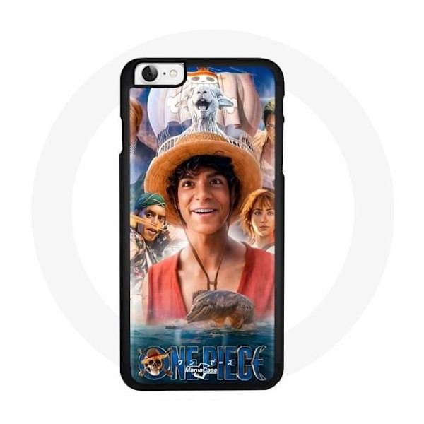 Coque Maniacase för Iphone 5 One Piece Luffy Affisch Karaktärer Konst Säsong 1 svart