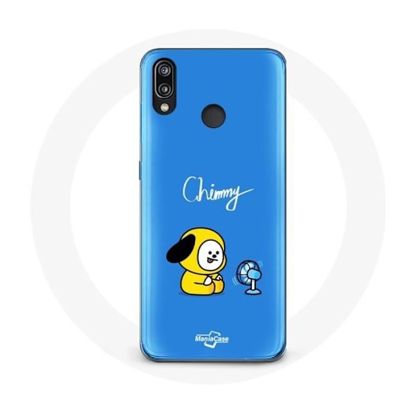 Coque för Huawei P20 Lite Bangtan BTS BT21 Chimmy Jimin Blå Bakgrund